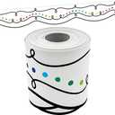 Teacher Created Resources Squiggles and Colorful Dots Die-Cut Rolled Border Trim (TCR8915)