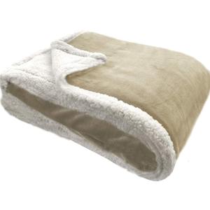 Blanket - Faux Sheepskin Throw Blanket - 100% Polyester Reversible Blanket for Bed Room or Living Room Sofa - Soft & Cosy Blanket Throw 54x74