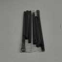 2PCS Black Tension Rods for Windows 28 to 48 Inch Small Curtain Rods 7/8" Diameter Tension Rod Spring Tension Curtain Rod Adjustable Curtain Rod Tension Rods Small No Drilling Rust-Free