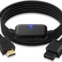 Wii to HDMI Adapter Cable [1080P/720P] Picture Quality Upscaler Resolution Enhancer Wii2HDMI Converter Supports All Display Modes Compatible with Nintendo Wii/Wii U Console (6.56FT, Plug & Play)