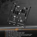 4WD Front Inner Outer Tie Rods & Ball Joints Adjusting Sleeves Compatible with Dodge Ram 1500 2006-2008, Ram 2500 3500 2003-2008[Up to Mfg. Date 2/18/08] - 10pc Set