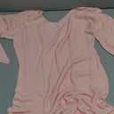 Saodimallsu Womens Crochet Maxi Dress Bell Long Sleeve Sexy V Neck Bodycon Backless Knit Dresses Beach Swim Cover Up
, M