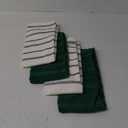 KitchenAid Albany Kitchen Towel 4-Pack Set, Green/White, 16"x26"