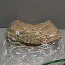 28in Christmas Tree Collar - Woven Hyacinth Tree Collars for Artificial Trees - Rattan Rustic Farmhouse Basket for Tree Base Cover with Cord Cut-Out for 6ft 7.5ft Tree (Natural)