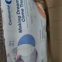 Continental Bedding | Serenity Goose Down Pillow | 700 Fill Power Hungarian White Down | 400TC Cotton Damask Shell | Made in USA | Medium, Standard (Pack of 1)