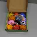 12 PCS Party Favors for Kids, Silicone Animal Pop Fidget Toys with Suction, Birthday Gifts for Boy Girls, Treasure Box Toys, Goodie Bag Stuffers, Prizes for Kids, Pinata Stuffers