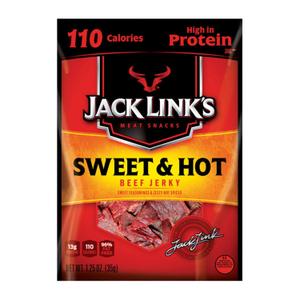 Jack Links Snack Foods Beef Jerky Sweet&Hot), Jack Links Snack Foods,1.25 Oz (Pack of 10)
