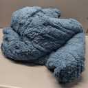 ESTINGO Electric Blanket Throw, Fast Heating Blanket with Overheat Protection, Heated Sherpa Blanket with 5 Heating Levels & 4 Hours Auto Off for Couch Office Use, Ideal Gift, 50"x60", Slate Blue