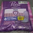 Poise Incontinence & Postpartum Pads for Bladder Leaks, 7 Drop Ultra Absorbency, Long Length, 39 Count