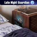 DGWJSU Gun Magnet Mount 35 lbs Rating, Real Wood Gun Magnet, Hidden Magnet Gun Mount for Pistol, Rifle, Shotgun, Using in Wall Gun Rack, Car, Truck, Safe, Desks, Gun Gifts- Pentagon(1-Pack