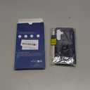 Compatible with Samsung Galaxy S24/S25 Case with Screen Protector Tempered Glass,Heavy Duty Shockproof Full Body Phone Cover Built in Metal Ring Holder Kickstand,2025 Navy Blue