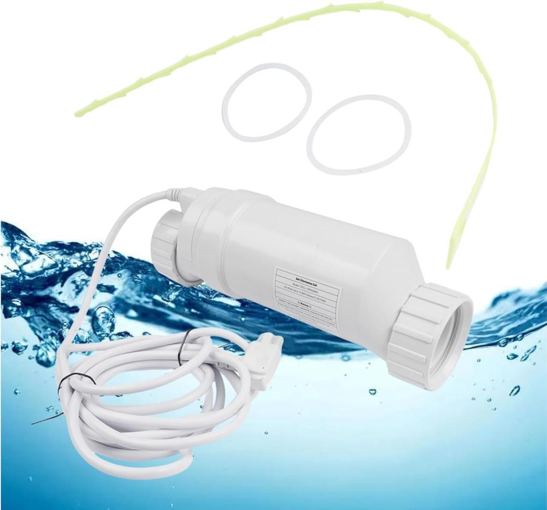 Salt Cell Pool Chlorination System, W3T-Cell-3 Salt Pool with 15 ft Cable, 15000 Gallon Salt Maker for In-Ground Pools, Compatible with Hayward Salt Pool T3 Mixizap