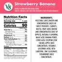 V8 Strawberry Banana 100% Fruit and Vegetable Juice, 8 fl oz Can (6 Pack) (EXP 09/02/26)