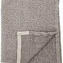 Bloomingville Cotton Waffle Weave Tea Towels (Set of 2), Grey, 2 Count