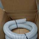 Sealproof 1.5" x 6 FT Pool Filter Pump Connection Hose for Above Ground Pools, 1-1/2 Inch ID Dia x 72" Premium Quality Kinkproof PVC, Made in USA | Cut to Desired Length, Includes 2 Hose Clamps