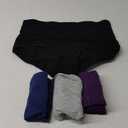 wirarpa Women's Cotton Underwear High Waisted Ladies Panties Full Coverage Briefs 4 Pack XL