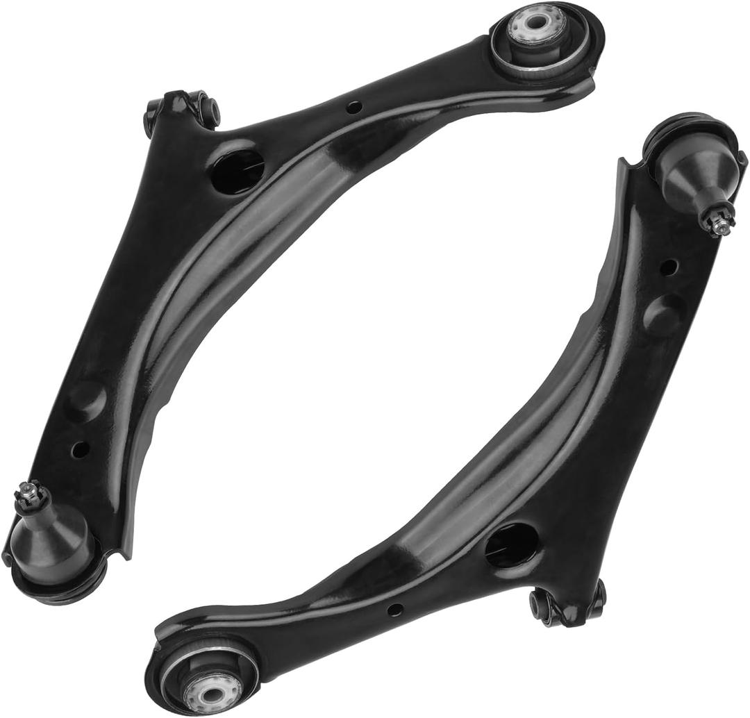 Front Lower Control Arms w/Ball Joints Suspension Kit for 2008-2016 Town & Country, 2008-2020 Dodge Grand Caravan, 2012-2015 Ram C/V, 2009-2012 Routan (2PCs)