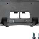 Front Bumper License Plate Frame Bracket Holder Compatible with 2008 2009 2010 Ford F250 F350 F450 F550 Super Duty Replace BC3Z-17A385-A