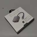 PEPPER JOBS USB C to Ethernet Adapter, Gigabit Ethernet Adapter to USB 3.0 Type-C Ethernet Network Adapter, Portable Thunderbolt Adapter, Laptop USB C Hub forMacBook Air/Pro, XPS, USB-C Device