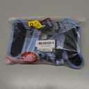 rabbitgoo Dog Harness Medium Sized, No Pull Pet Harness with 3 Buckles, Adjustable Soft Padded Vest with Control Handle, Walking Reflective Pet Vest for Medium Dogs, Floral Blue, M