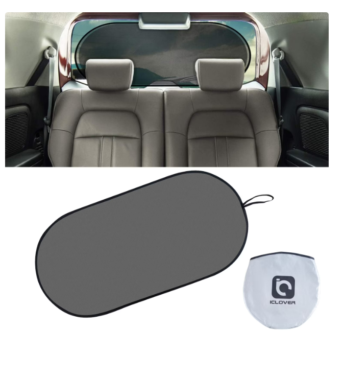 Car Window Shade，1Pack Car Window Shade for Baby,Rear Window Sun Shades Protect Child, Pets from Sun Glare and UV Rayse (39.4"x19.7")
