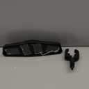 UTV Rear View Mirror, HD SXS UTV Center Mirror with Aluminum Clamp fits 1.5"-2.0" Roll Cage Mount, Compatible with Polaris RZR, Maverick Can Am X3, Pioneer, Talon, Kawasaki, CFMOTO, Yamaha