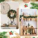 24 Pcs Christmas Paper Honeycomb Ornament 3.9 Inch Neutral Finial Glitter Honeycomb Hanging Decor 3D Colorful Finial Decoration for Xmas Tree Decoration Holiday Party Decor(Boho Color)