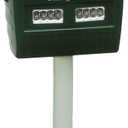 3-in-1 Professional ULTRASONIC ANIMAL REPELLENT, Deer Raccoon Rabbit Skunk Possum Bear etc. deterrent, Keep the pests away from your property within 2-4 weeks