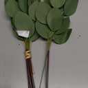 GREENTIME 8 Pack Artificial Greenery Stems 13 Inches Faux Eucalyptus Leaves Stems for Vase Bridal Wedding Bouquet Table Centerpiece DIY Wreath Decor (Hgreen)