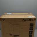 ASUS A31 White ATX Mid-Tower Gaming Case, Dual Tempered Glass, Frameless, BTF Hidden Connectors, 360 AIO Support, Angled Base, ARGB, Optimized Airflow, Seamless Cable Management