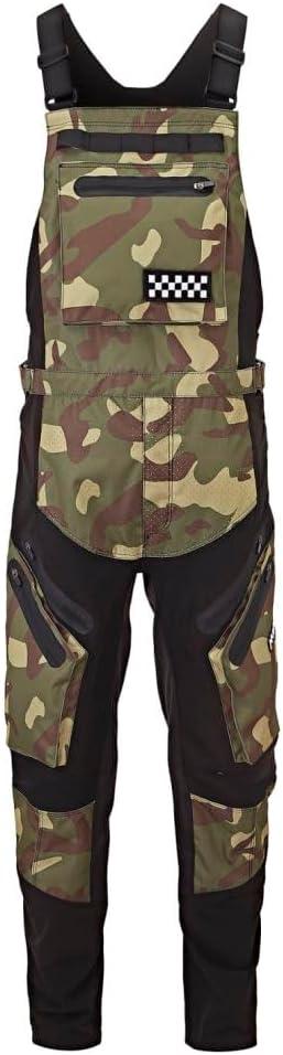Motorcycle bibs RACING SUIT Gear Set MOTORALLS PANT Motocross Gear Set Motorcycle Racing Pant MX Suit Camouflage (30 Regular, Military Green)