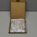 HAOSUM Orange Tabby Cat On Moon Stained Glass Window Hangings,Stained Glass Suncatcher Hanging Ornament Gift for Mom,Cat Memorial Gifts for Pet Lovers, Pet Loss Sympathy Gift (Yellow)