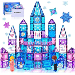 145PCS Frozen Castle Magnetic Tiles Set