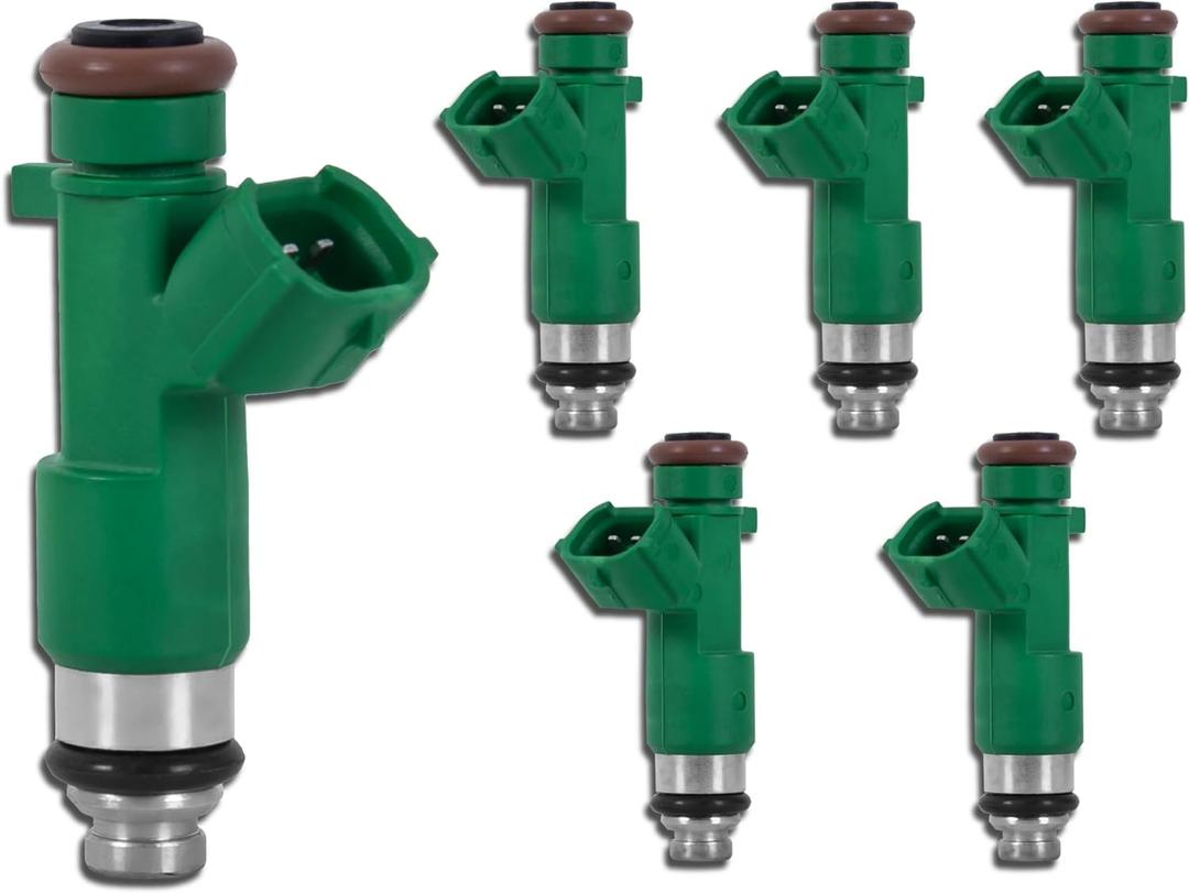 6PCS Fuel Injectors FJ1017 16600-JK20A Compatible for Nissan Altima 2007-2018/Compatible for Infiniti EX35 FX35 2008-2012/Compatible for Murano 2009-2020