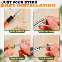30W Electric Hot Knife Cutting Tool Hot Knife for Plastic, Resin & Mesh | Includes 10 Blades, 2 Blade Holders, 1 Wood Burning Tip & Stand | Fast Heating DIY Plastic Cutter for Hobby & Craft Projects