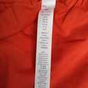 CRZ YOGA Ruffle Skirt Overlay Athletic Shorts for Women - High Waisted Flowy for Workout Running Tennis with Zip Pocket (X-Small, Deep Red)