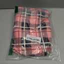 EXPAWLORER Plaid Dog Hoodie - British Style Warm Dog Sweater Shirt with Leash Hole,Pitbull Clothes Outfits,Winter Coat Apparel for All Breeds Puppy Girl Boy-Cat Apparel,Pink Medium