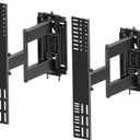 Supcline Full Motion TV Mount for 48-120 inch TVs up to 200Lbs, Slim Sturdy & Smooth Extension, Tilt and Swivel TV Wall Mount for Large TVs, Corner Wall Mount tv Bracket, Unlimited Wood Stud and VESA