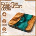 LEEYA RESIN Epoxy Resin Kit with Pumps 1 Gallon, Table Top Epoxy Resin Crystal Clear, Ultra-Gloss, Self-Leveling Resina Epoxica for River Table, Countertop, Arts & Crafts, Woodwork, Jewelry 1:1 Mix