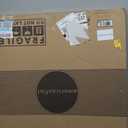 Americanflat 24x30 Picture Frame with Polished Plexiglass - Use as 14x17 Frame with Mat or Display 24x30 Photo Without Mat - Signature Collection - Thin Picture Frames for Wall Display - Black