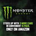 Monster Energy Drink, Green, Original, 16 Ounce (Pack of 15)