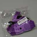 EXPAWLORER 6Pcs Anti Slip Dog Socks to Prevent Licking Paws, Dog Shoes for Winter, Double Sides Dog Boots & Paw Protectors Booties for Hardwood Floors with Grippers Small Medium Large Senior Dogs, M (Purple)