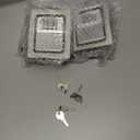 Stainless Steel Door Lock Handle Latch Large 5.5 Inches Paddle Key For Trailer Toolbox RV (4PCS)