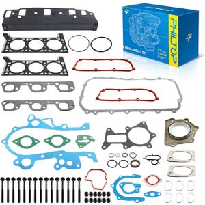 PHILTOP HS9996PT-2 Head Gasket Set Fit for Chrysler Town & Country 2004-2010L, Dodge Grand Caravan 2004-2010, Routan 2009-2010, Pacifica 2005, 2007-2008, for 3.8L Engine Cylinder Head Gasket kit