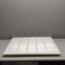 EZ-FLO 25 x 20 Inch (Duct Opening) Return Air Vent Cover for Wall or Ceiling, Solid Steel Return Air Filter Grille, HVAC Vent Cover, White, 61634