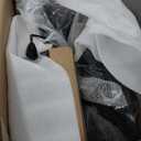 COLAMY High Back Executive Office Chair - Padded Leather Ergonomic Computer Desk Chair with Inflatable Lumbar Support & Flip-Up Arms, Adjustable Tilt Lock Swivel Task Chair for Home Office, Black (Set Of 1)