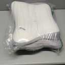 Cervical Neck Pillow - Cooling Ergonomic Neck Support Pillow for Sleeping, Orthopedic Contour Memory Foam Pillows for Side, Back & Stomach Sleepers with Pillowcase (White)