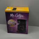 Mr. Coffee 12-Cups Automatic Drip Coffee Maker, Stainless Steel and Black (2176620)
