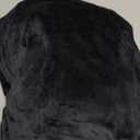 DUJUIKE Bed Slipcover, Stretch Cover, Dustproof Protector for Linen Fabric Tufted Upholstered Headboard (Jet Black, King Headboard Length (79"-86"))