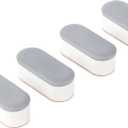 Luxe Bidet 4 Piece Universal Non-Slip Toilet Seat Bumpers with Strong Adhesive